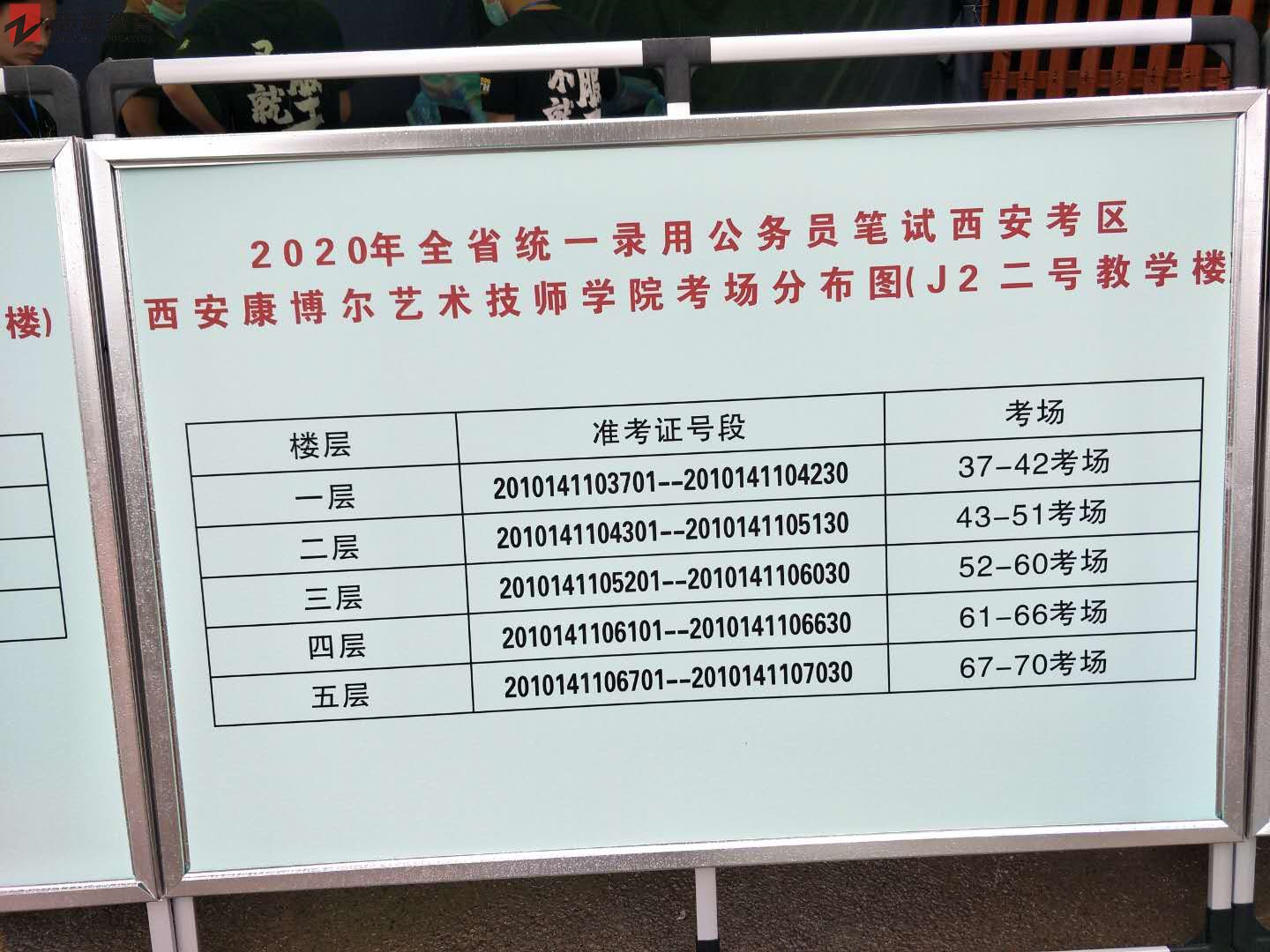 2020陜西公務(wù)員考試西安考點(diǎn)(西安康博爾藝術(shù)技師學(xué)院)(圖3)