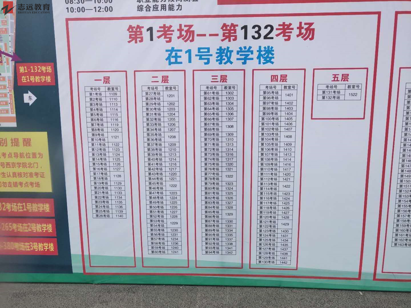 2020年8月1日西安事業(yè)單位招聘（1368人）——西京學院考點分布圖(圖2)