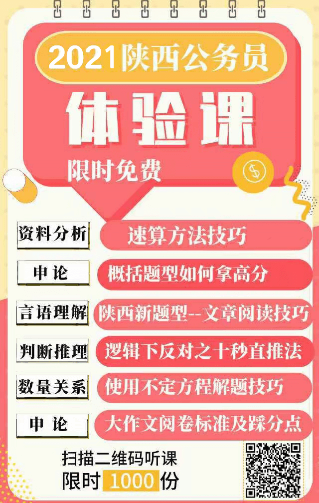 2021年陜西公務(wù)員報名馬上開始，看看去年陜西省考都考了什么？(圖4)